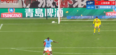 安佩姆红牌缺战国安 上海海港1-1战平深圳新鹏城